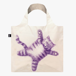 Tote Bag - ARMANDO VEVE Flying Purr-ple Cat