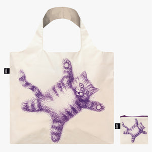 Tote Bag - ARMANDO VEVE Flying Purr-ple Cat