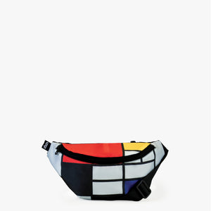 Fanny Pack - PIET MONDRIAN Composition with Red, Yellow, Blue and Black