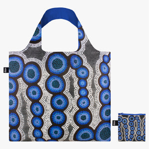 Tote Bag - KIRSTEN NANGALA EGAN Water Dreaming Blue