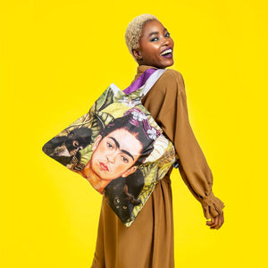 Tote Bag - Frida Kahlo Self Portrait with Hummingbird