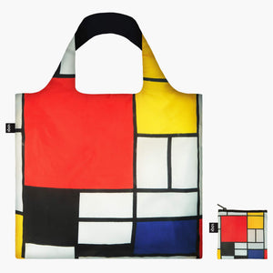 Tote Bag - PIET MONDRIAN Composition with Red Yellow Blue & Black