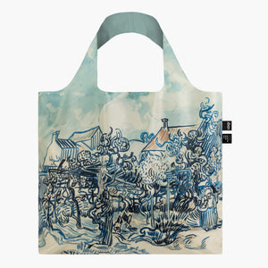 Tote Bag - VINCENT VAN GOGH Old Vineyard with Peasant Woman Landscape