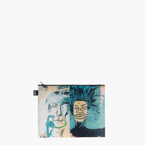 ZIP POCKETS - JEAN MICHEL BASQUIAT Skull, Crown, Warhol