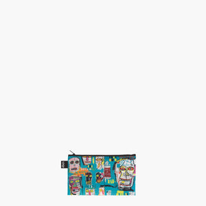 ZIP POCKETS - JEAN MICHEL BASQUIAT Skull, Crown, Warhol