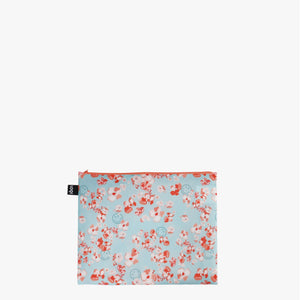 ZIP POCKETS - SMILEY Blossom & Geometric