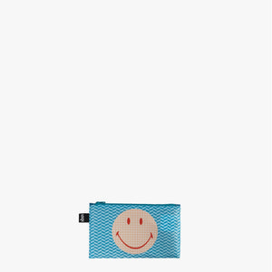 ZIP POCKETS - SMILEY Blossom & Geometric